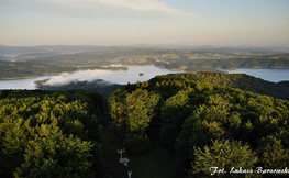 Widok z góry Jawor na Jezioro Solińskie, Fot. Łukasz Barzowski