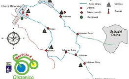 Mapka trasy rowerowej. Źródło: BTC