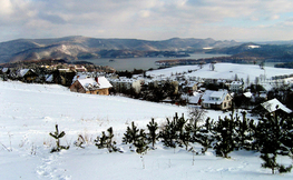 Zimowa panorama Polańczyka, Fot. Łukasz Barzowski