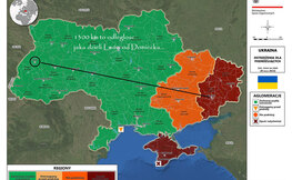 UKRAINA mapa ostrzeżeń dla podróżujących