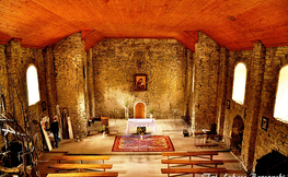 Wnętrze cerkwi w Łopience, Fot. Łukasz Barzowski