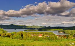 Panorama z punktu widokowego w Polańczyku, Fot. Łukasz Barzowski