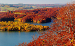 Kolorowe wzgórza nad Soliną, Fot. Łukasz Barzowski