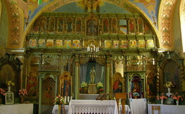 Wnętrze cerkwi w Smolniku - TRAPERSKA PRZYGODA