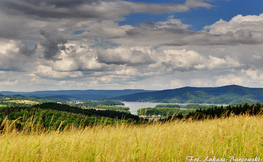 Widok na Jezioro Solińskie z Wierchów, Fot. Łukasz Barzowski