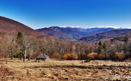 Panorama na Gniazdo Tarnicy spod schroniska Kobila, Fot. Łukasz Barzowski