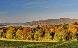 Panorama na Jezioro Solińskie z miejscowości Werlas, Fot. Łukasz Barzowski