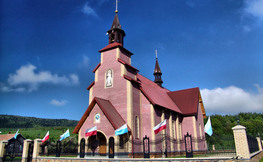 Nowy kościół w Baligrodzie. Źródło: Internet